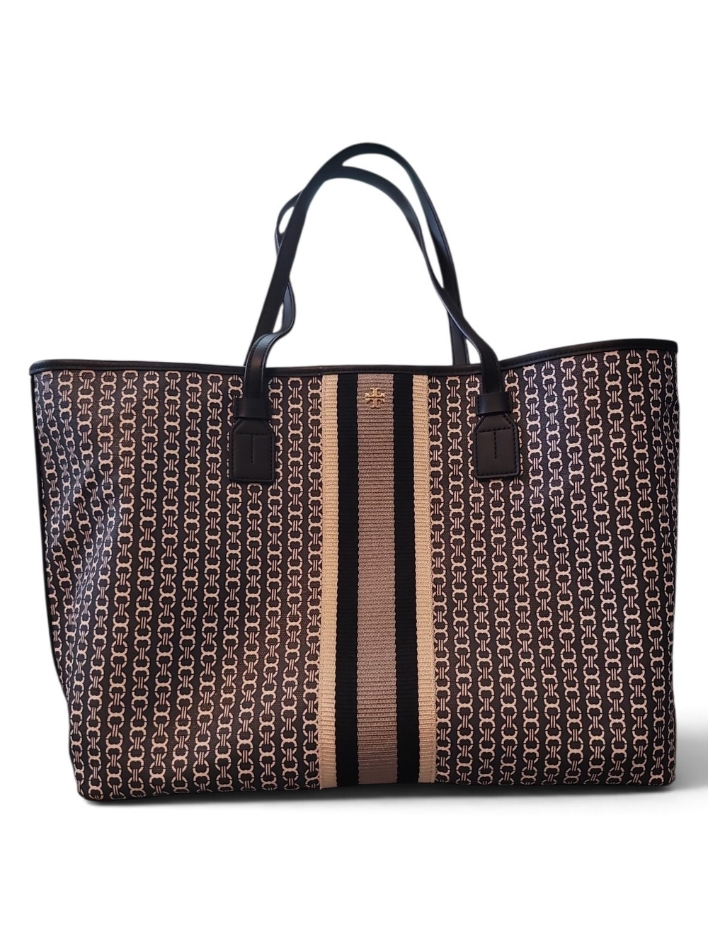 Tory Burch Gemini Link Canvas Tote -NWT